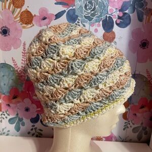 Multicolor Crochet Beanie